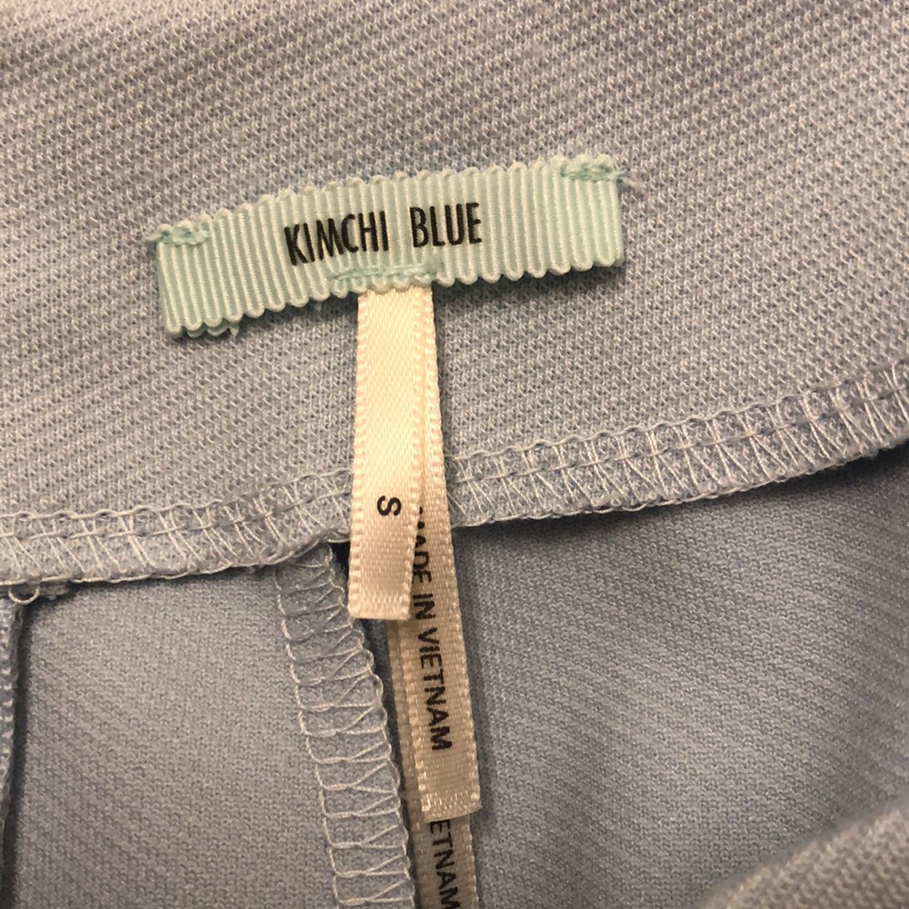 High waisted mini skirt baby blue - Picture 6 of 6